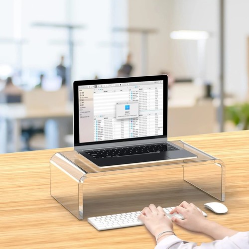 Acrylic monitor stand riser - monitor,